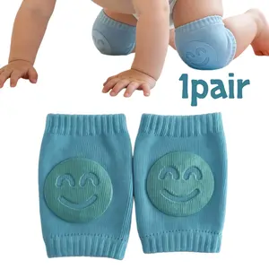 1 pair of knee pads - soft, non-slip, durable, thickened knee pads, suitable for crawling, gently protecting children's knees, crawling safety gear | fun design | soft texture, knee pads, Cozy
