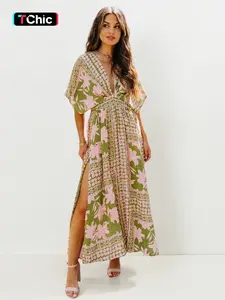 Women's Casual Loose-Fit Summer Dress, Woven Moderate Thick Fabric, Perfect for Daily Wear & Outdoor Activities