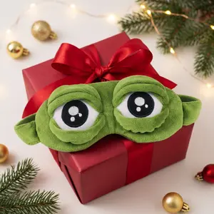 Adjustable 3D Frog Eye Mask-Eye Cover, Single Soft Skin-Friendly Portable Sunshade with Strong Shading Effect, Fun Innovative Party Prop, Holiday Gift for Fathers