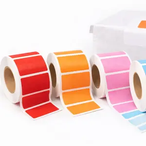 Premium 2"x1.2" Color Thermal Label Stickers for Small Business – Direct Thermal Paper Roll