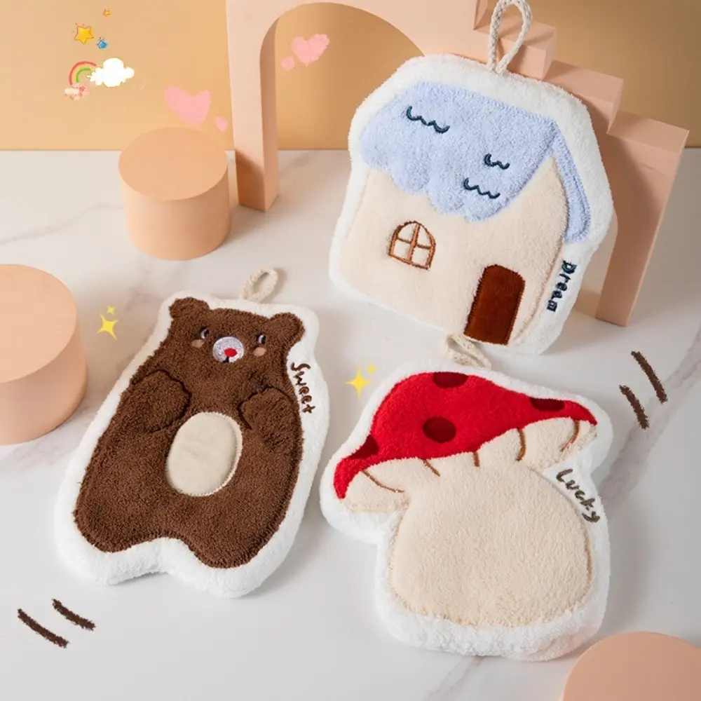 Cute kitchen towels - thick, absorbent and durable for hand washing, perfect for household use, bathroom use, hand washing, kitchen use,