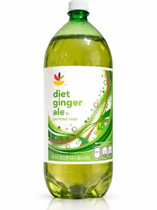Diet Ginger Ale, Caffeine Free, 2 Liter Bottle