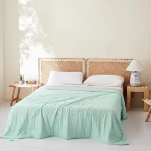 Cooling Comforter Lightweight Blanket 85% Polyester 10% Jade fiber  5% Spandex,soft,rest,fluffy