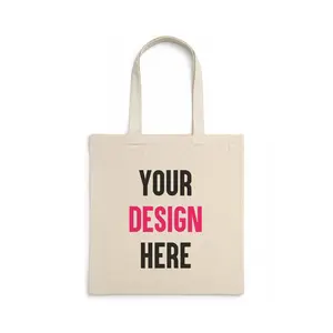Custom Canvas Tote Bags with Full Color Print