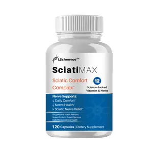Sciatica Nerve Pain Relie, Botanical Extracts, Carefully Selected Ingredients, Premium Quality – 120 Capsulesf