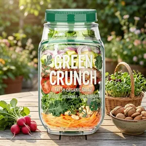33oz Vertical Meal Prep Container with Built-in Sauce Cup - Large Leakproof Layered Salad Shaker Box for Lunch - BPA Free Layered vegetable box, Vertical lunch container, Freshness lock box, Fitness meal container, Dressing separate container
