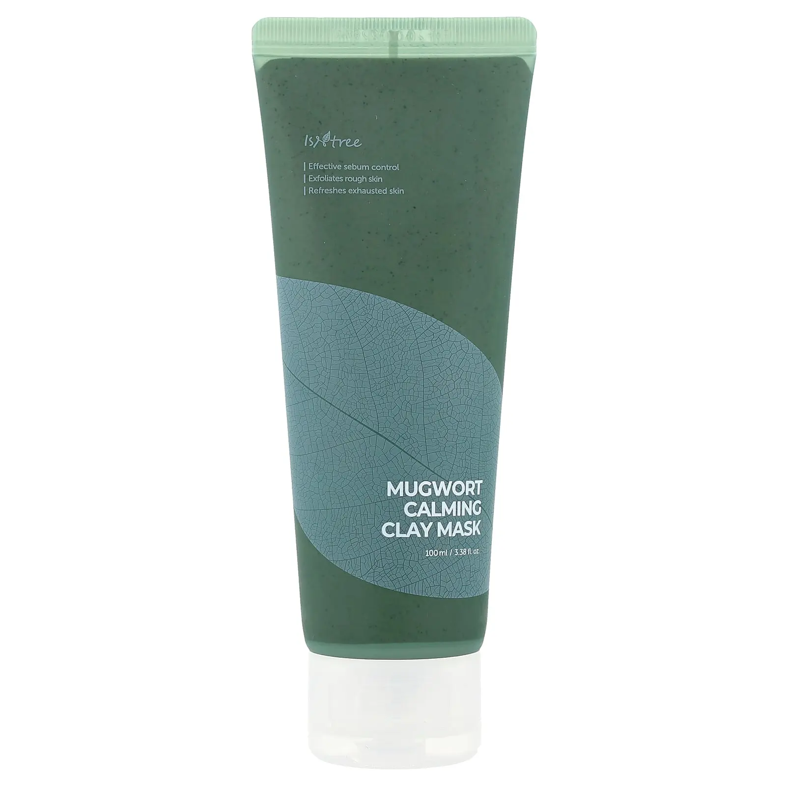 ISNtree Mugwort Calming Clay Beauty Mask, 3.38 fl oz (100 ml)