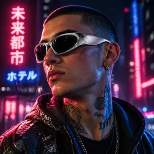 Y2K Wrap Around Sunglasses, Futuristic Sporty Cat Eye UV400 Protection Unisex Millennial Eyewear summervibes