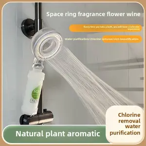 Aroma Shower Filter Switch Between Chlorine Removal & Softening Modes Long-Lasting Fragrance Filtered Water for Refreshing Morning Showers Bathroom Essential