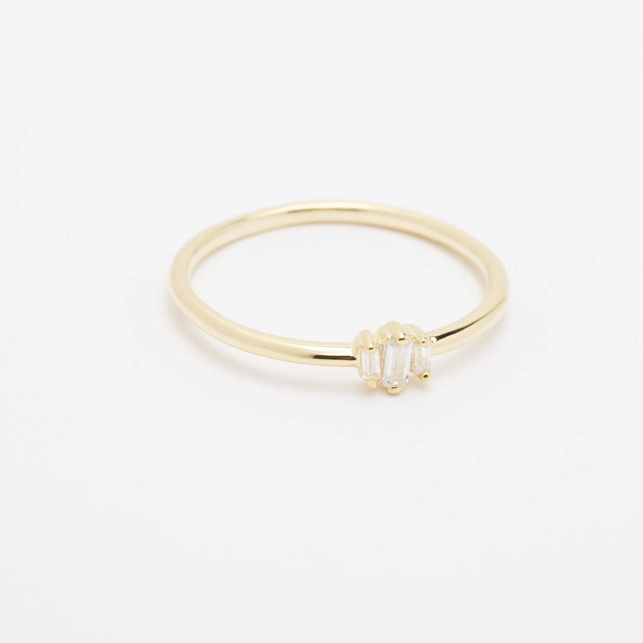 Bianca CZ Gemstone Cluster Ring