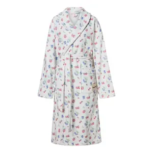 Women's Organic Cotton Terry Fabric Bathrobe, Cozy Loungewear with Pockets & Belt - Djerf Avenue