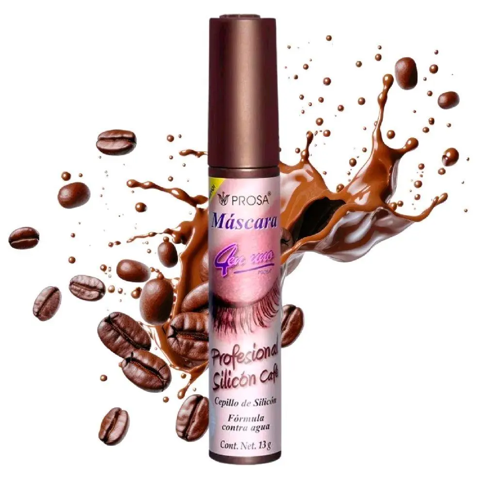 Prosa Professional Silicone Mascara – Brown Shade, Waterproof, 13 g Lash Makeup