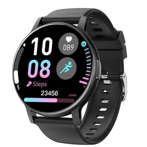 Multifunctional Silicone Smartwatch Wristwatch - Bluetooth Biometric/Sensor/Touch-Screen Fitness Tracker with Wireless Calling, Message Alerts, Multi-Sport Modes, Full Health Monitoring, Distance Tracking, Android-Compatible, Ideal for Gym & Daily Use, We