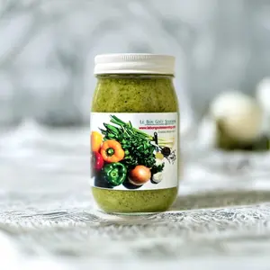 Organic Green Seasoning | Haitian Epis All-Purpose Cooking Base | Low-Sodium, Gluten-Free, Vegetarian-Friendly Flavor Spice
