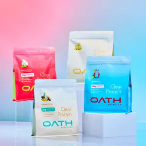 Oath Nutrition Clear Whey Protein – 20g Complete Protein per Serving – No Added Sugar – Bold & Refreshing