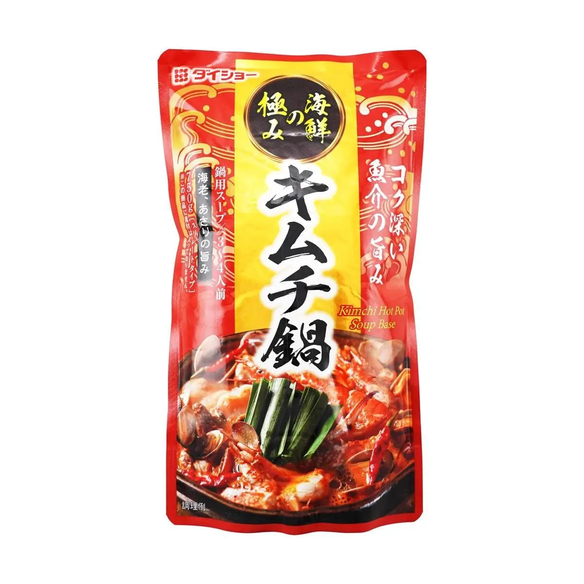 DAISHO Japanese Kimchi Hot Pot Soup Base - Spicy Korean Flavor for 3-4 Servings, 750g