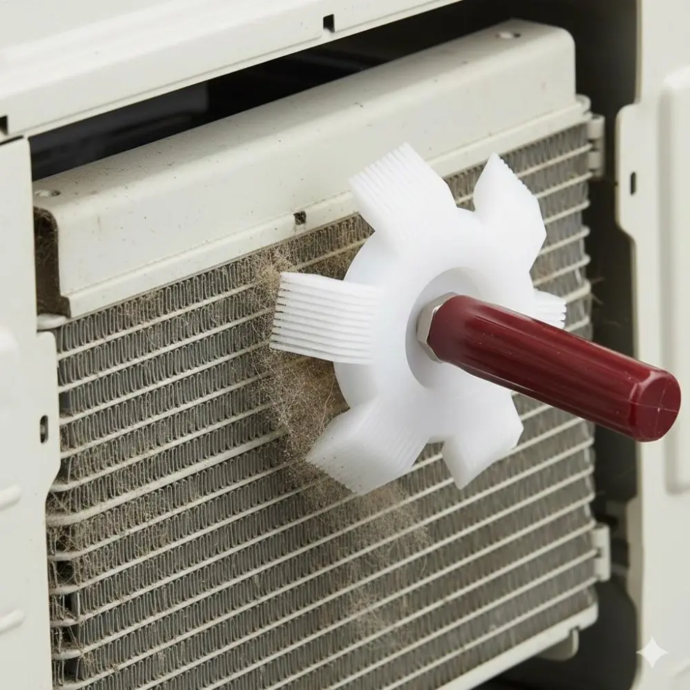 Professional AC Fin Comb Straightener Tool - High-Efficiency Coil Repair Kit for Home & Auto Air Conditioning, Durable Rake Comb Set for Refrigeration Maintenance, Single/Dual Pack Options Available