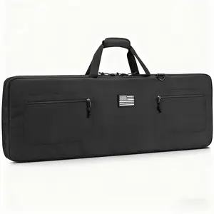 [Spring Savings] 42" Long Soft Range Case Black - Padded Handle & Adjustable Strap for Hunting/Shooting Range