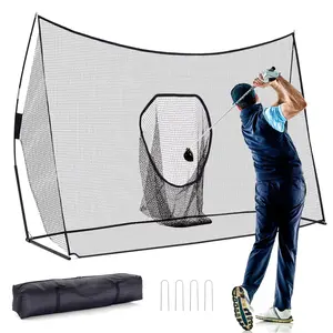 10'x7' Golf Practice Net with Frame, Sturdy Indoor and Outdoor Golf Hitting Net for Home, Garage, or Backyard Driving Range