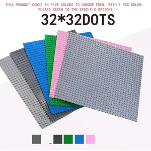 32x32 Dot Style Plastic Assembly Block Base, 1 Box Creative Building Block Decoration, Building Block Model, Smart Toy, Holiday Gift, Building Blocks Model