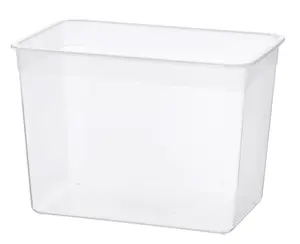 IKEA 365+ Food Storage Container, Large Rectangular Plastic 11 qt, BPA-Free Stackable Kitchen Organizer with Airtight Lid, Bundle Pack of 5 – Durable Meal Prep & Pantry Storage Boxes for Fridge & Freezer Use
