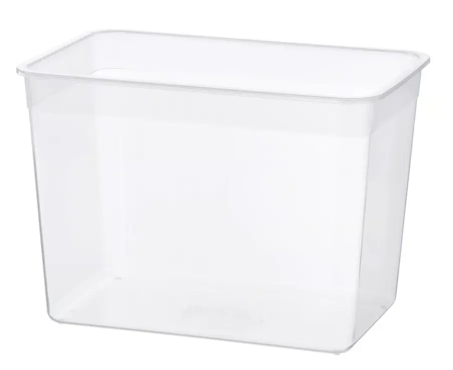 IKEA 365+ Food Storage Container, Large Rectangular Plastic 11 qt, BPA-Free Stackable Kitchen Organizer with Airtight Lid, Bundle Pack of 5 – Durable Meal Prep & Pantry Storage Boxes for Fridge & Freezer Use