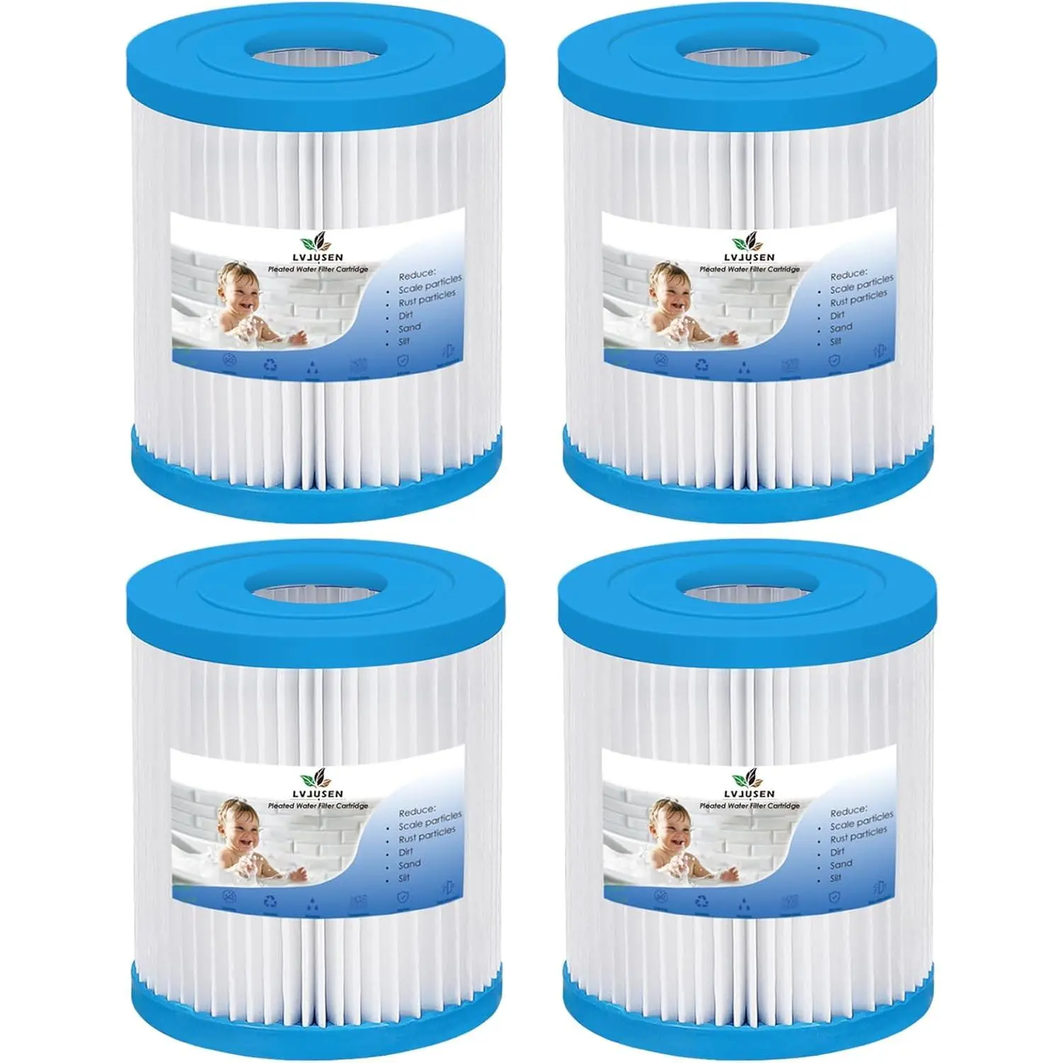 Type I Pool Filter Replacement- for 300/330 Gal/H Filter Pumps/ 58093/Summer Waves P53RX0330000/P53FX0330000-4 Pack