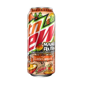 Mountain Dew Mango Rush With Blast Of Mango Sweet Heat Flavor- 1 Can 16 Fl Oz