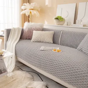 【SlumberHome】Honeycomb Sofa Cover/cushion Cover, 1 Count Soft Comfortable Non-slip Sofa Slipcover Or Soft Pillowcase without Filler, Sofa Protector for Home Living Room Bedroom Office, Hand Tools, Seat Foam