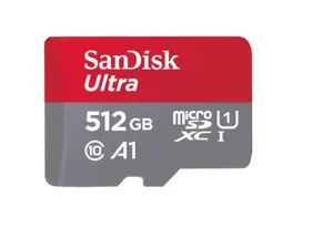 SanDisk 512GB Ultra Class 10/UHS-I (U1) microSDXC 150 MB/s Read 10 MB/s Write 1 Pack