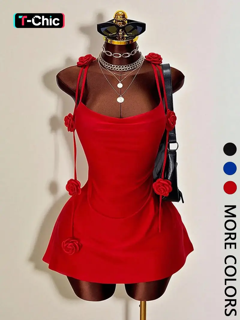 women satin dresses Dusty Pink Satin A-Line Valentine's Dress main image 0