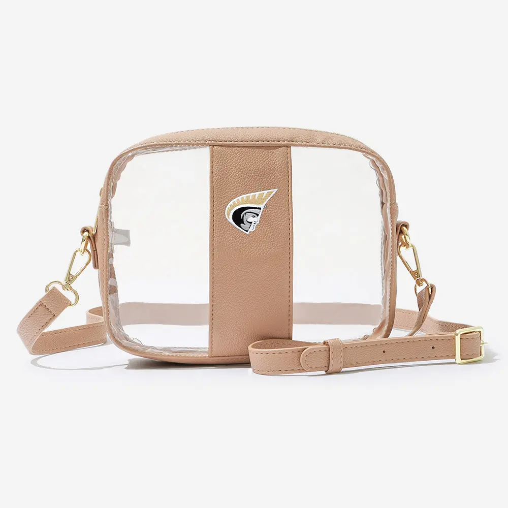 Anderson Trojans Clear Stadium Crossbody Bag | Tan