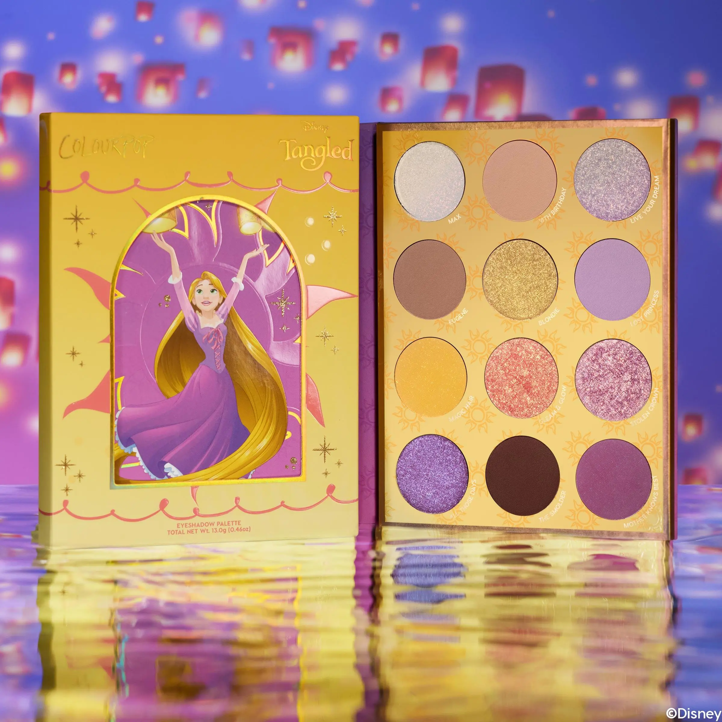 ColourPop x Tangled Best Day Ever Shadow Palette - Disney 0982 ColourPop x Tangled Best Day Ever Shadow Palette - Disney 0982