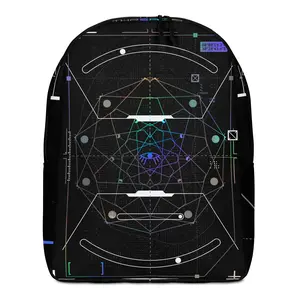 Rainbow Iris Minimalist Backpack