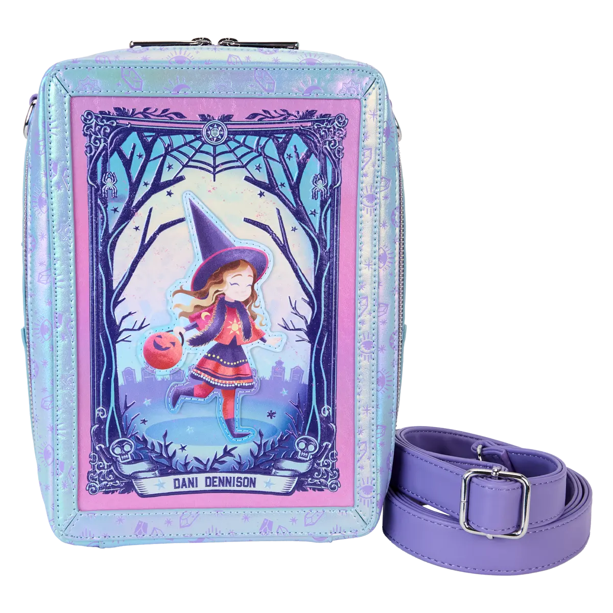 Hocus Pocus Tarot Card Iridescent Crossbody Bag Hocus Pocus Tarot Card Iridescent Crossbody Bag