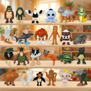 Italian Brainrot Steal a Brainrot Toys, 1.8 Inch Tralalero Tralala Action Figures, Soft Adorable Figures, Tung Tung Sahur Dolls, Kids Party Favors Gifts, Toyset