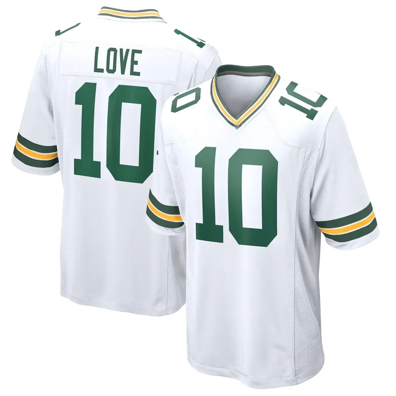 Unisex Football inspired by Love 10 Green Bay Game Player Jersey - White