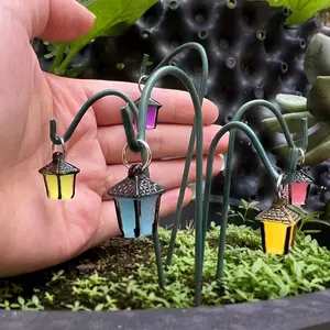 3D Fairy Garden Plaques Set, Vintage Iron Craft Miniature Models, Indoor Outdoor Decor, Garden Sculptures Statues, Garden Accessories, Desktop Landscape & Farmhouse Scenery