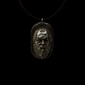 Metal Casted Socrates Necklace design