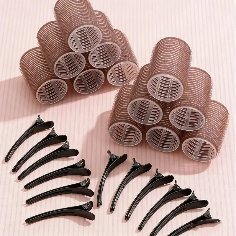 Self Grip Magic Hair Roller for Bangs Volumizing Root Curler Air Bangs Curling Tube Heatless Curling Self Grip No Clips Needed Easy Create Fluffy Bangs Lifted Roots Slims Face Daily Styling Hair Styling Tools Portable and Practical