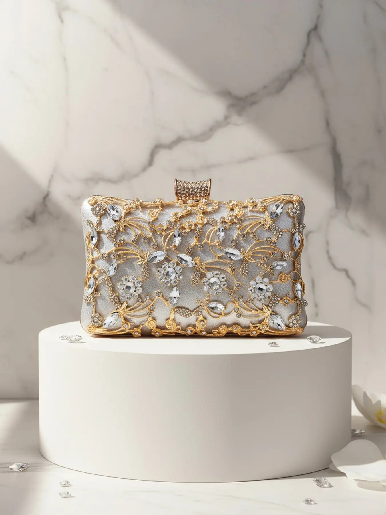 Women's Rhinestone Evening Bag, Elegant Party Handbag, Fashionable Bling Bag, Fashionable Purse, Elegant Bags, Perfect for Weddings, Proms, Birthdays, Valentine's Day, Christmas