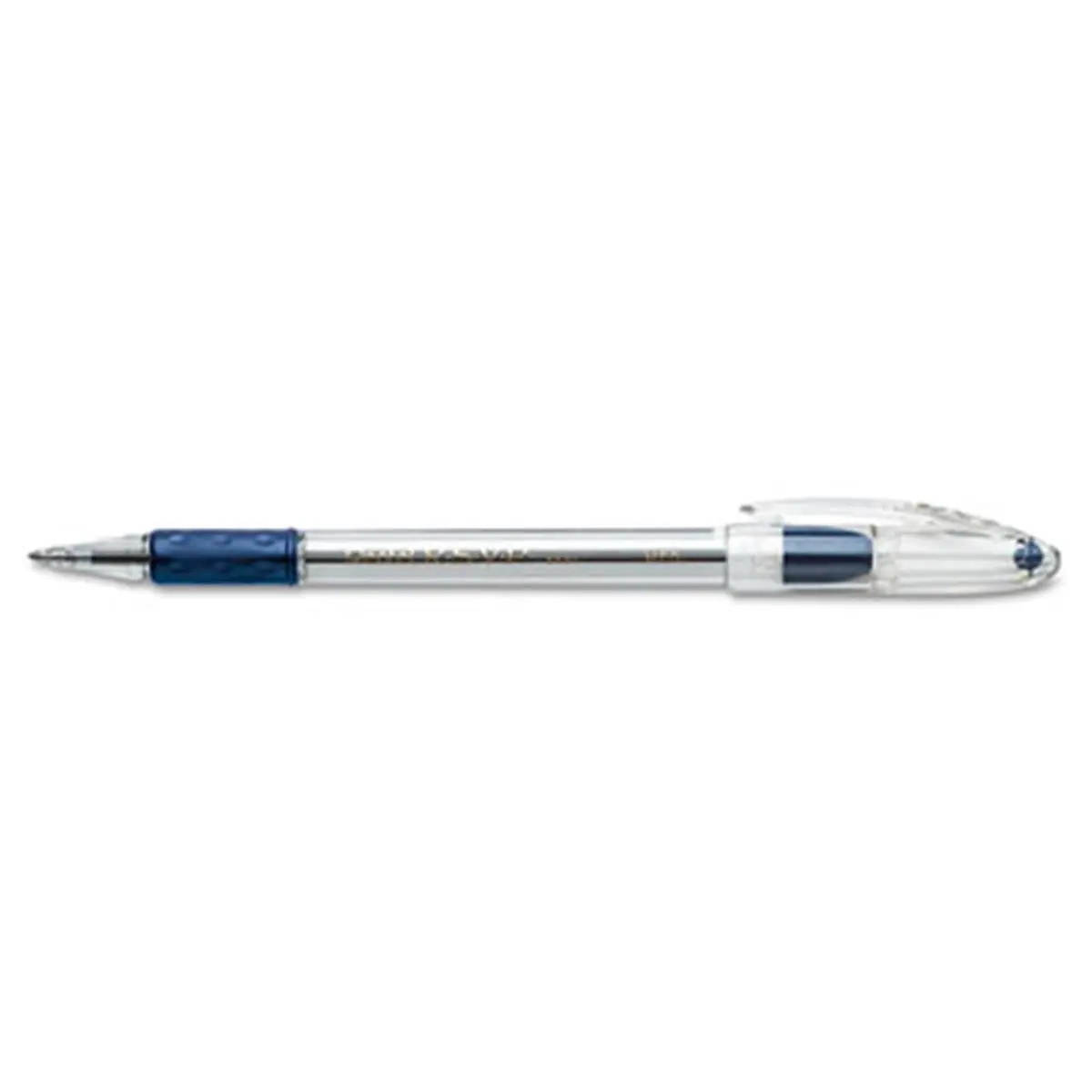 Pentel R.S.V.P. Ballpoint Stick Pen Set - Blue Vivid Ink, Medium Point, 12-Pack, Smooth Lines, Durable Stainless Steel Tip, Sturdy Well-Balanced Transparent Barrel, Easy to Use, Reduces Writing Fatigue, No Skipping (for DIY Woodwork Enthusiasts)