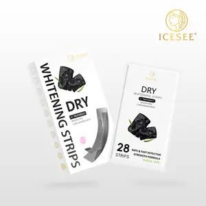 ICESEE Bamboo Charcoal Whitening Strips - Get Dentist-Level Brightness at Home! 14 Days to a Dazzling Smile, Gentle for Sensitive Teeth! 28-day package  Ear Cleaning Kit Daily