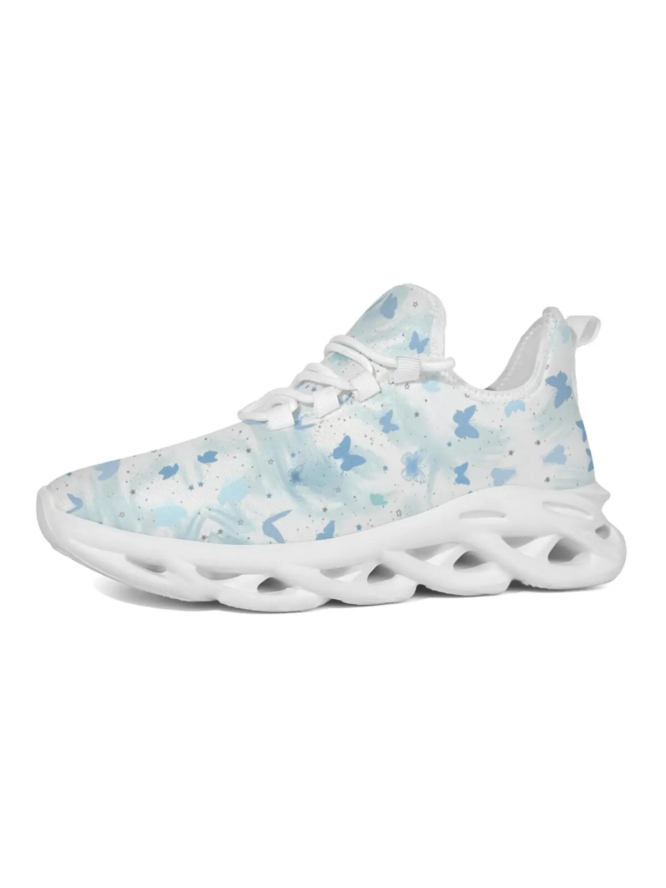 Women's Comfortable Casual Sports Shoes, Fashion Hiking Outdoor Running Sneakers, Sporty Running Shoes, Cartoon Pattern, Round Toe, Low Top, Eva Sole, All Seasons