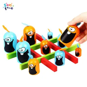 Suntomo Gobblers Board Game,Tic Tac Toe Game, 2 Player Board Games Big Eat Small, Board Game Puzzle Game,Strategy Game,Classic Family Board Game,Interactive Table Games