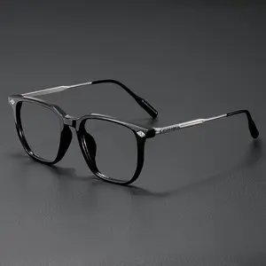 2025 New Party Square Glasses Anti-blue Light TR90 Ultra-light Men And Women Plain Glasses Fashion Natural Glasses Outdoor Glasses Fashionable Eyewear Frame Lightweight Eyewear