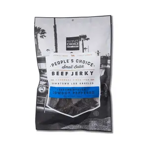 Cowboy Peppered Beef Jerky - Authentic Dried Flavor, Ideal for Snacking and Comfortable Eating