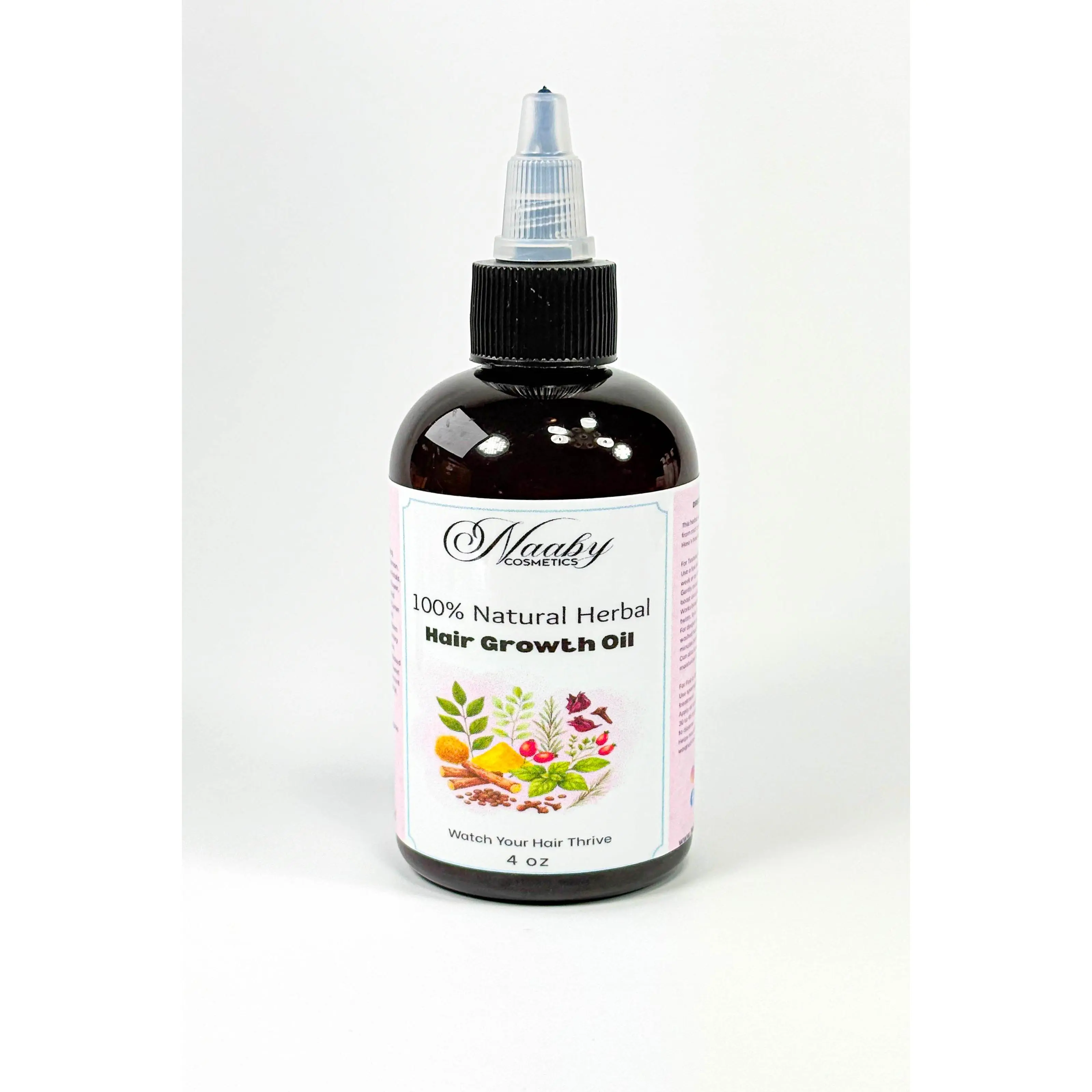 Extra Strength Herbal Growth Oil – Chebe, Moringa & Ayurvedic Haircare Organic