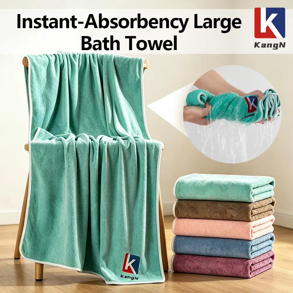 Super absorbent, quick-drying, stylish, soft bath towel suitable for bathing and swimming; suitable for home use, men, women, and adults; absorbent, quick-drying, and lint-free.