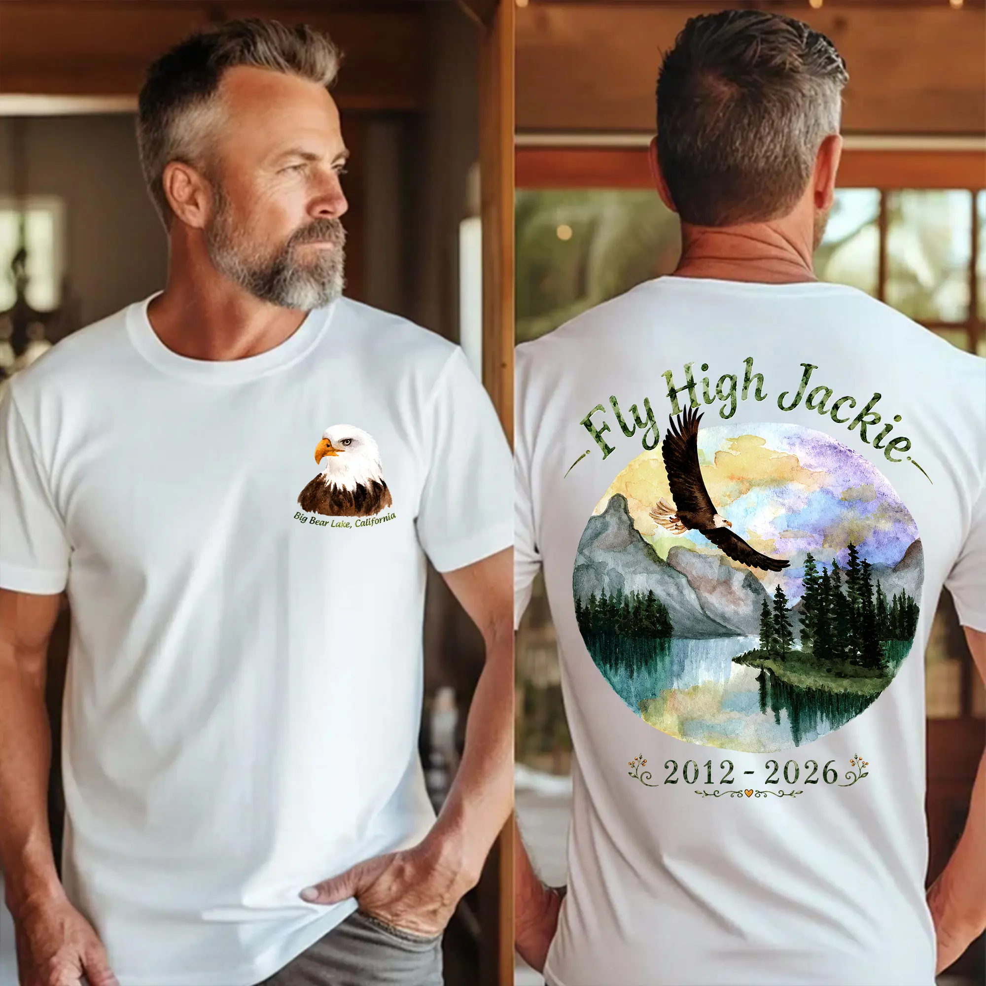 Fly Hight Jackie Shirt , Nature Lover Gift, Wildlife Enthusiast Shirt, Live Video Bald Eagles Madeline Looysen